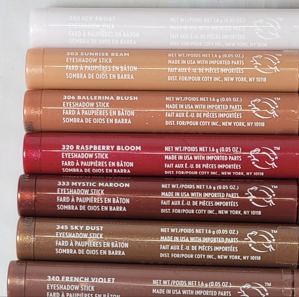 CoverGirl Clean Eye Color & L'Oréal Le Shadow Eyeshadow Stick Bundle NEW! - Picture 10 of 14
